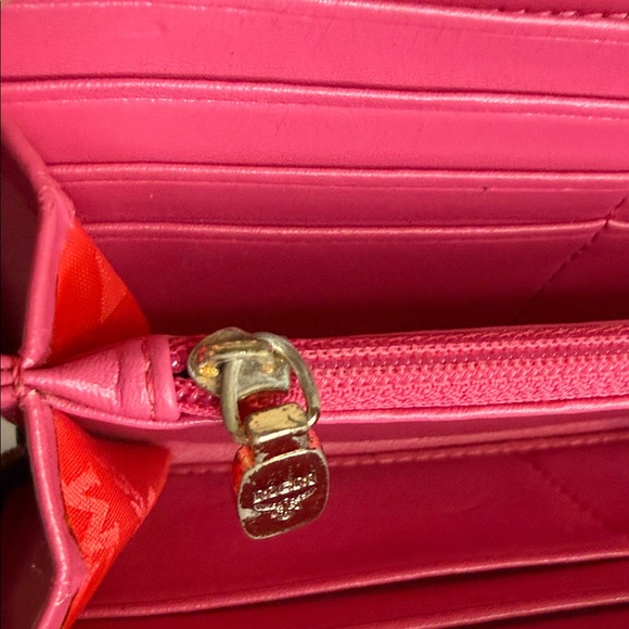 MCM Blue Saffiano Leather Wallet with Gold Accents - Picture 9 of 16